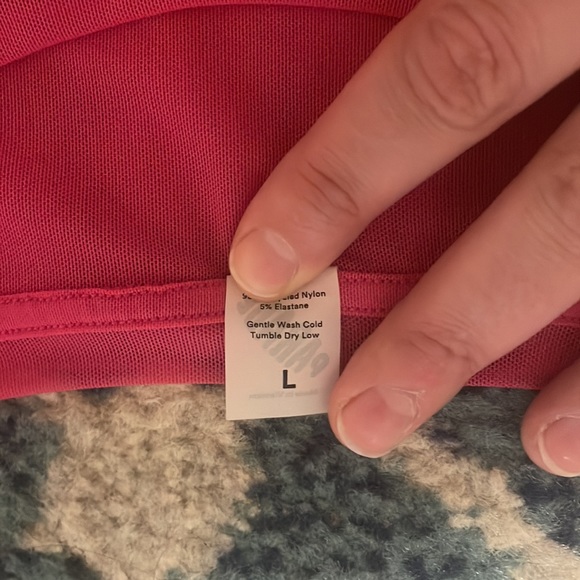 NWOT PARADE Hot Pink Sheer Bodysuit - Picture 4 of 5